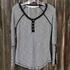 Jolt Striped Henley
